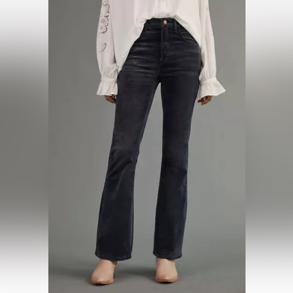 Anthropologie Black Boot Cut Pants